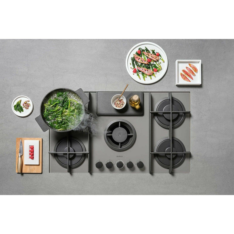 Elica NikolaTesla Flame 88CM Duct-out Induction Hob - Black | NIKOFLAMEDUCTBL (7521630847164)