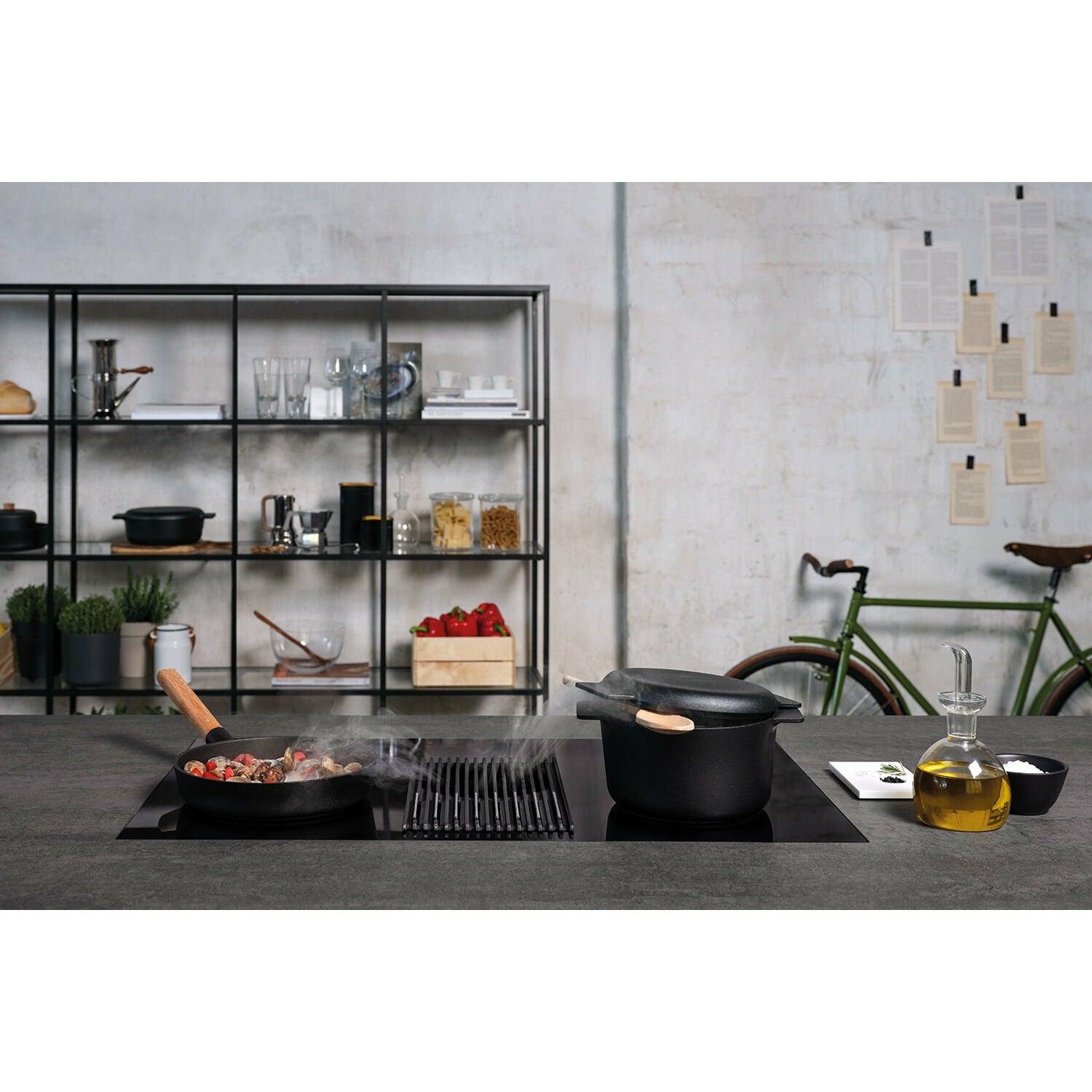 Elica NikolaTesla Libra 83CM Duct-out Induction Hob - Black | NIKOLIBRADUCTBL (7521630912700)