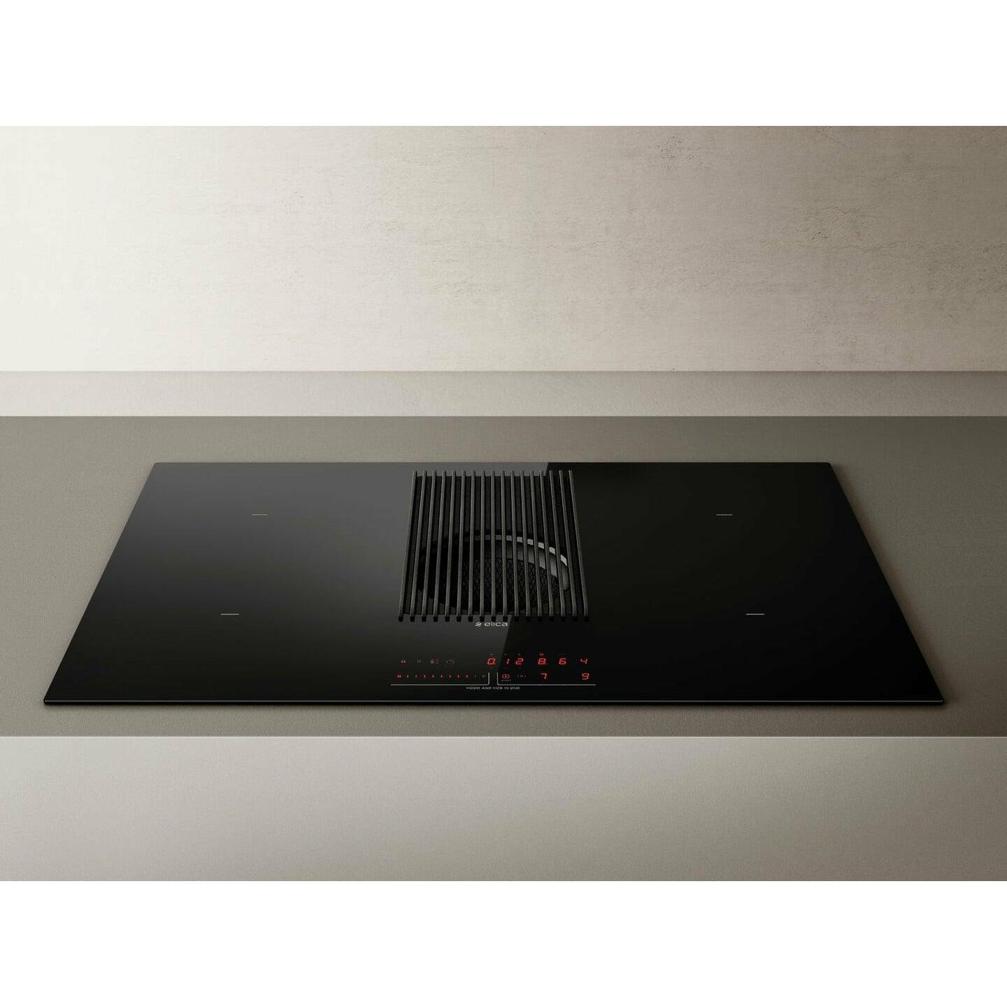 Elica NikolaTesla Prime 83CM Filtering Induction Hob - Black | NIKOPRIMERECYCLEBL (7521630879932)
