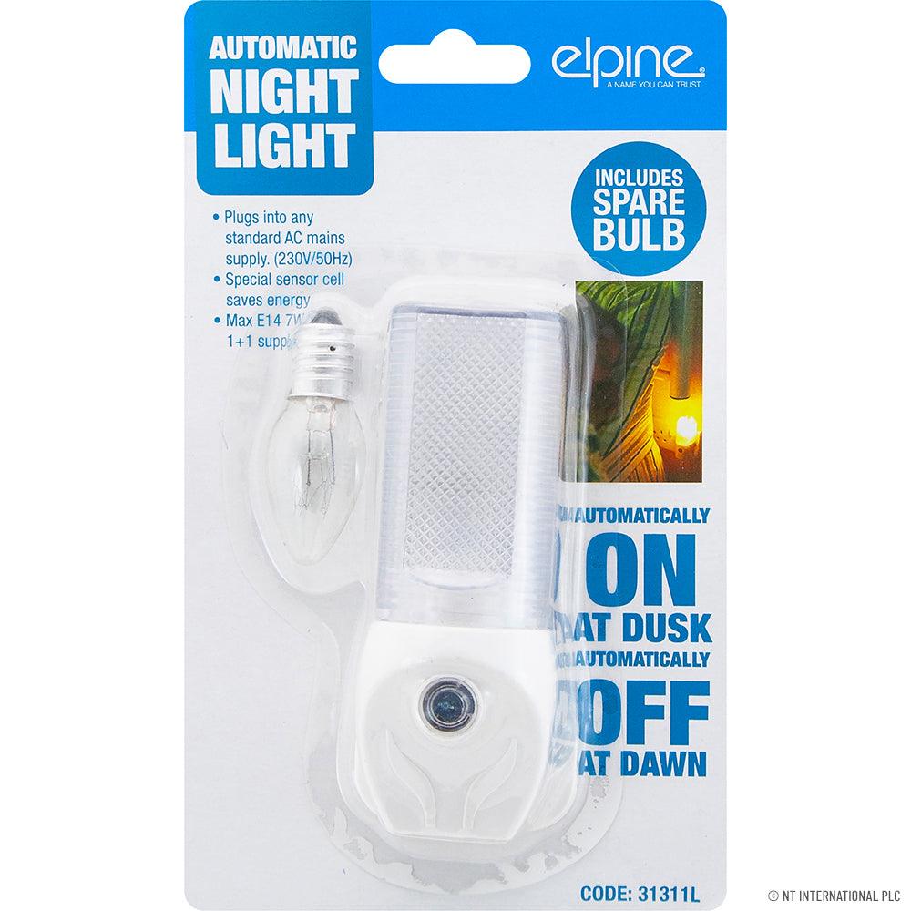Elpine Indoor Automatic Night Light - White | 313115 (7480623857852)