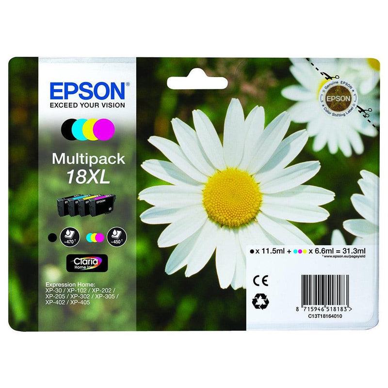 Epson Daisy 18XL Multipack Ink Cartridge | SEPS1055 from DID Electrical - guaranteed Irish, guaranteed quality service. (6890745200828)