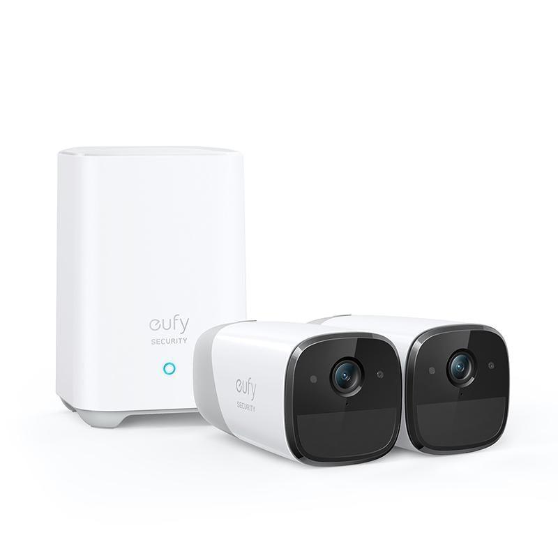 Eufy Cam 2 Pro Wireless Home Security Camera - White | T88513D1 from DID Electrical - guaranteed Irish, guaranteed quality service. (6977617658044)