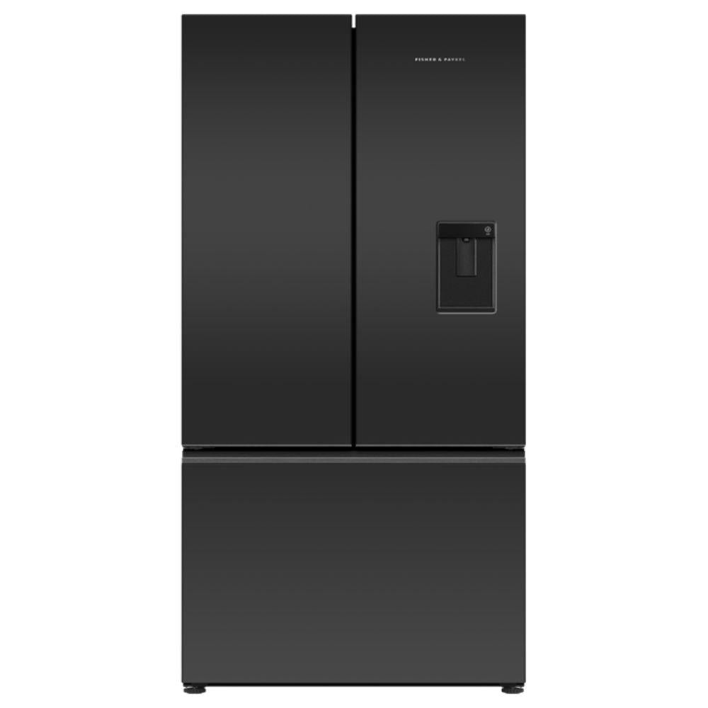 RF540AZUB5_Fisher & Paykel Series 7 569L Freestanding French Door Fridge Freezer - Black-1 (7428613636284)