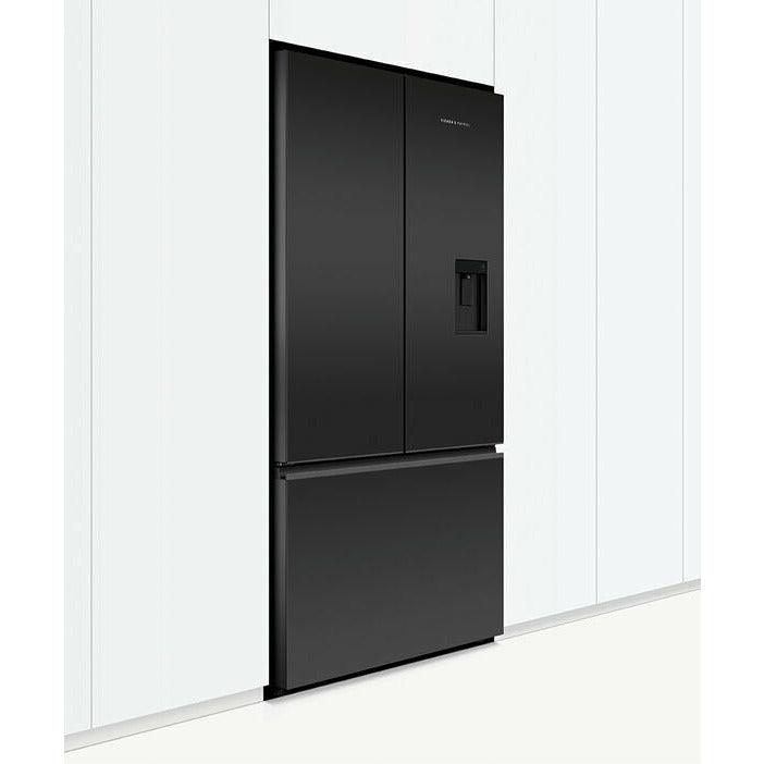 RF540AZUB5_Fisher &amp; Paykel Series 7 569L Freestanding French Door Fridge Freezer - Black-5 (7428613636284)