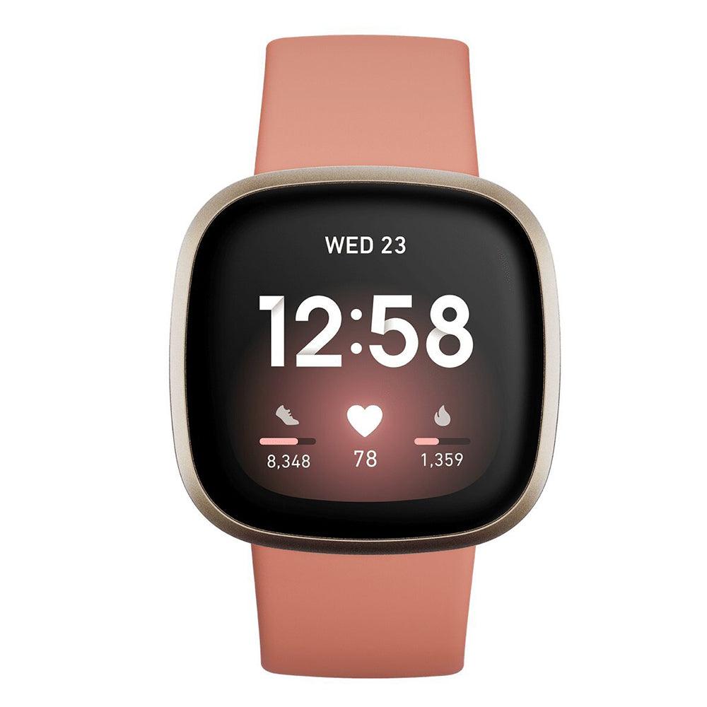 Fitbit Versa 3 Health & Fitness Smart Watch - Pink Clay | 79-FB511GLPK from DID Electrical - guaranteed Irish, guaranteed quality service. (6977510179004)
