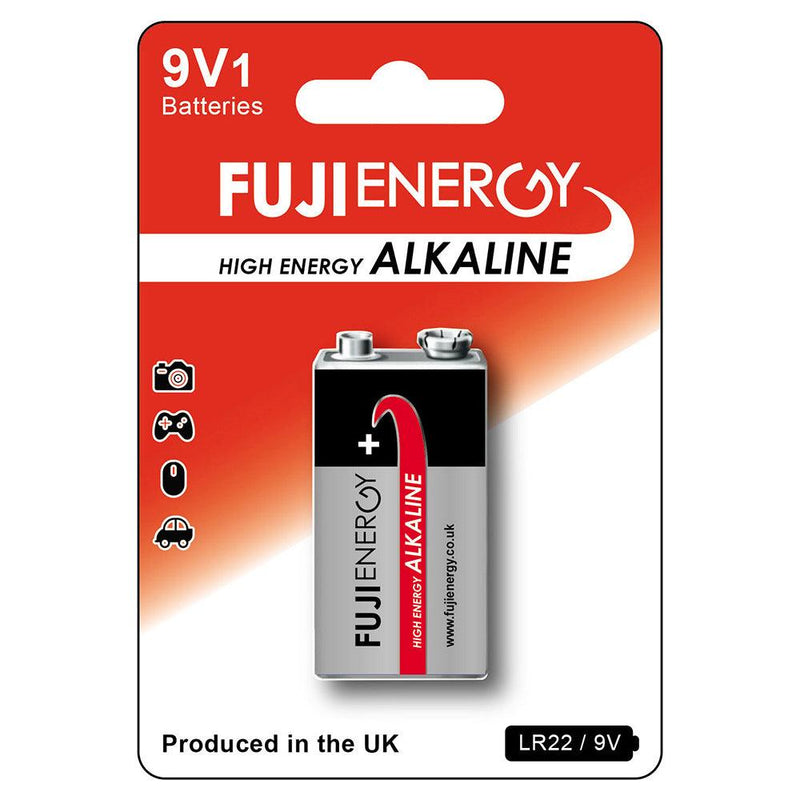 FujiEnergy 9V High Energy Alkaline Battery | 815811 (7437208322236)