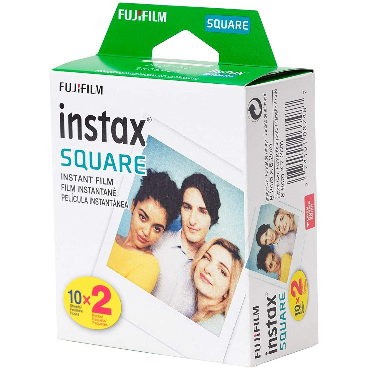 Fujifilm Instax Square Twin Pack Instant Film - Pack of 20 | INSTAXSQ1FILM (7514528743612)