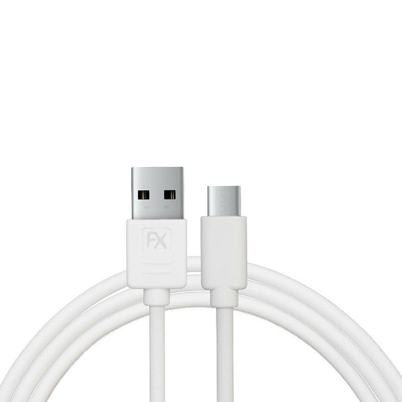 FX Factory Type C 1M USB Data Cable - White | 847370 from DID Electrical - guaranteed Irish, guaranteed quality service. (6890938040508)