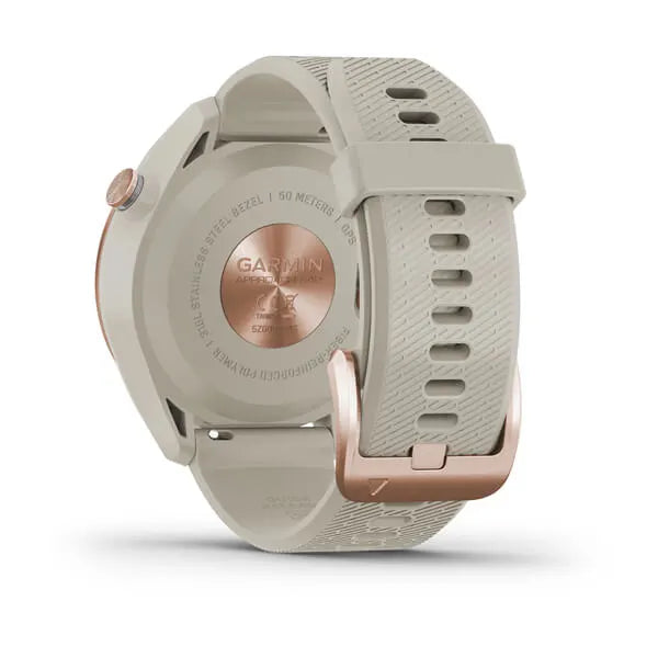 Garmin Approach S42 Golf Smart Watch - Rose Gold &amp; Light Sand | 49-GAR-010-02572-02 (7524475109564)