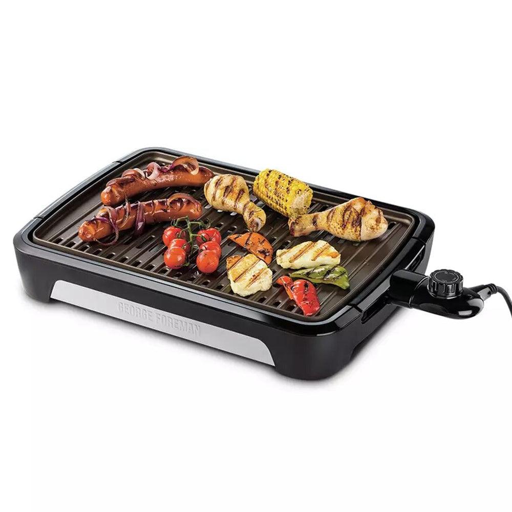 George Foreman Smokeless BBQ Health Grill - Black &amp; Bronze | 25850 from DID Electrical - guaranteed Irish, guaranteed quality service. (6890918412476)