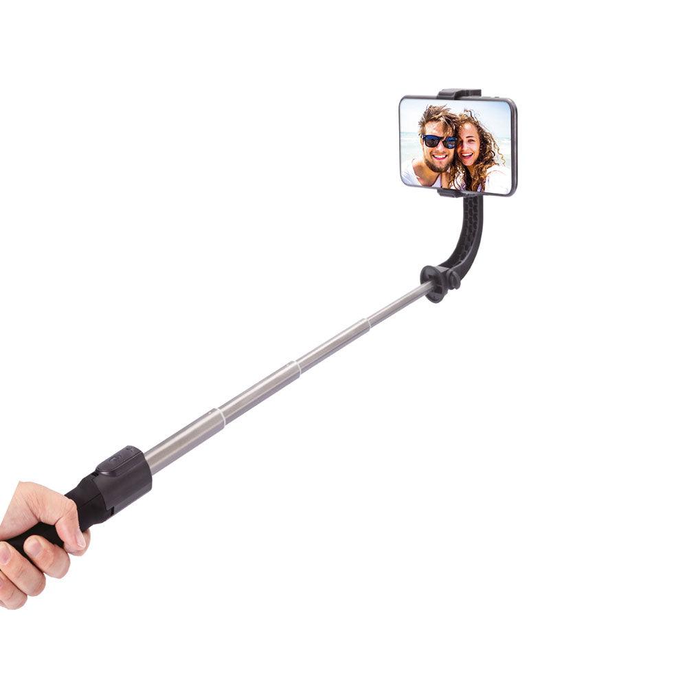 Go Xtreme GS1 Foldable 1-Axis Selfie Gimbal with Remote Control & Tripod - Black | 55239 (7533519929532)