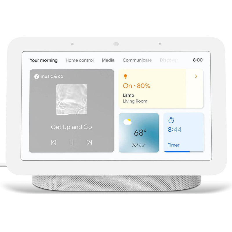 Google Nest Hub 2nd Gen with Google Assistant - Chalk | GA01331-GB from DID Electrical - guaranteed Irish, guaranteed quality service. (6977694564540)