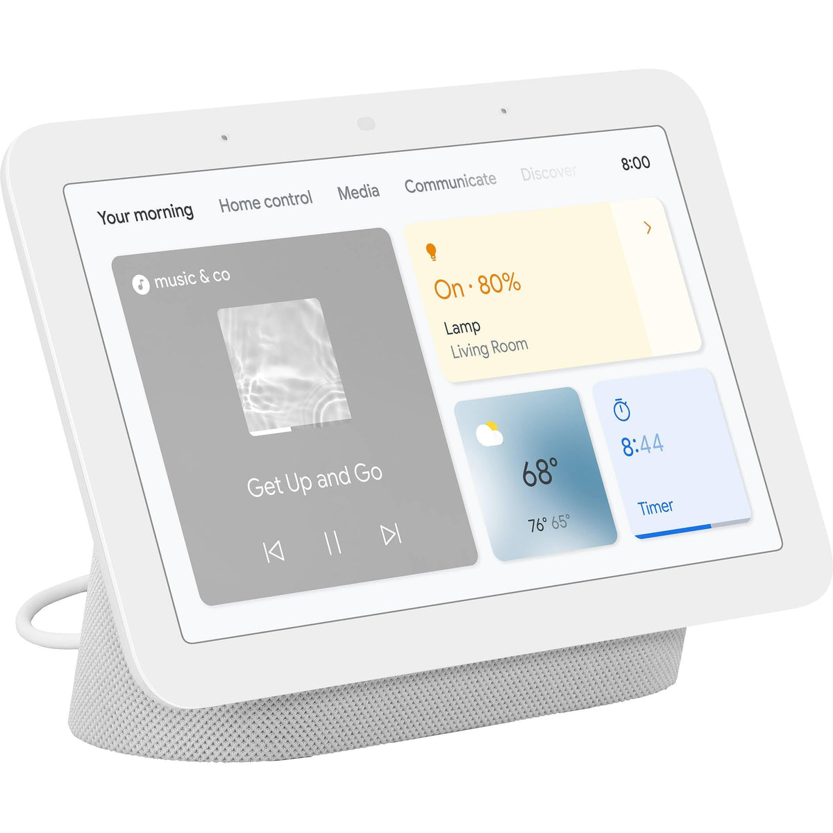 Google Nest Hub 2nd Gen with Google Assistant - Chalk | GA01331-GB from DID Electrical - guaranteed Irish, guaranteed quality service. (6977694564540)