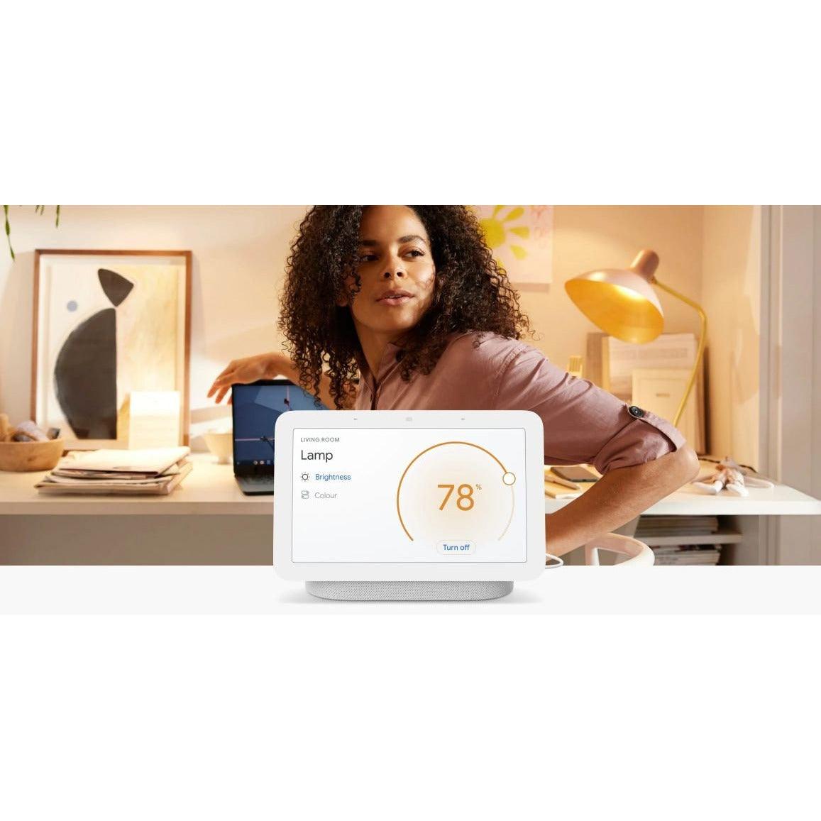Google Nest Hub 2nd Gen with Google Assistant - Chalk | GA01331-GB from DID Electrical - guaranteed Irish, guaranteed quality service. (6977694564540)