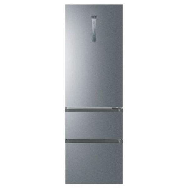 Haier 330L No Frost Freestanding Fridge Freezer - Platinum Inox | HTR3619FNMP from DID Electrical - guaranteed Irish, guaranteed quality service. (6977613922492)