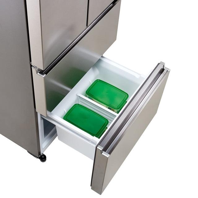 Haier 60/40 Frost Free Freestanding American Fridge Freezer - Stainless Steel | HB15FPAA from DID Electrical - guaranteed Irish, guaranteed quality service. (6890834362556)