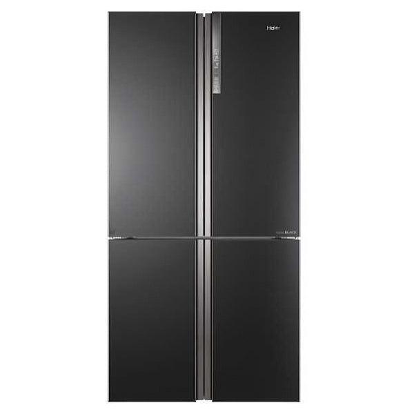Haier Cube 90 Series 7 628L American Style Fridge Freezer - Iconic Black | HTF-610DSN7 from DID Electrical - guaranteed Irish, guaranteed quality service. (6977672020156)