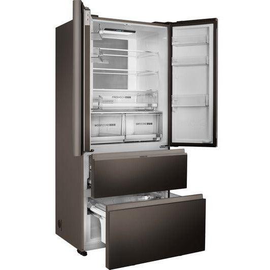 Haier Freestanding American Fridge Freezer - Grey | HB18FGSAAA from DID Electrical - guaranteed Irish, guaranteed quality service. (6890834133180)