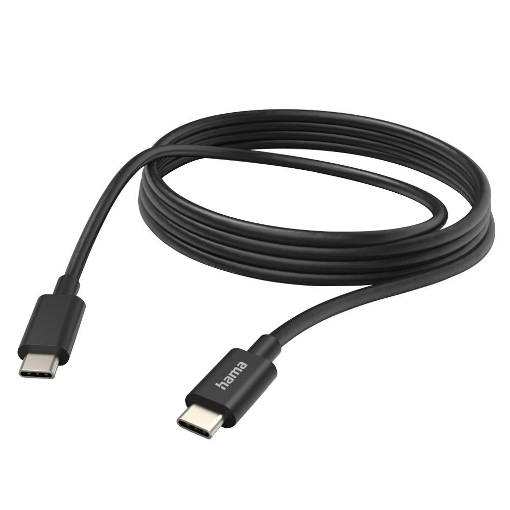 Hama 3M USB-C to USB-C Charging &amp; Data Cable - Black | 472212 (7451123122364)