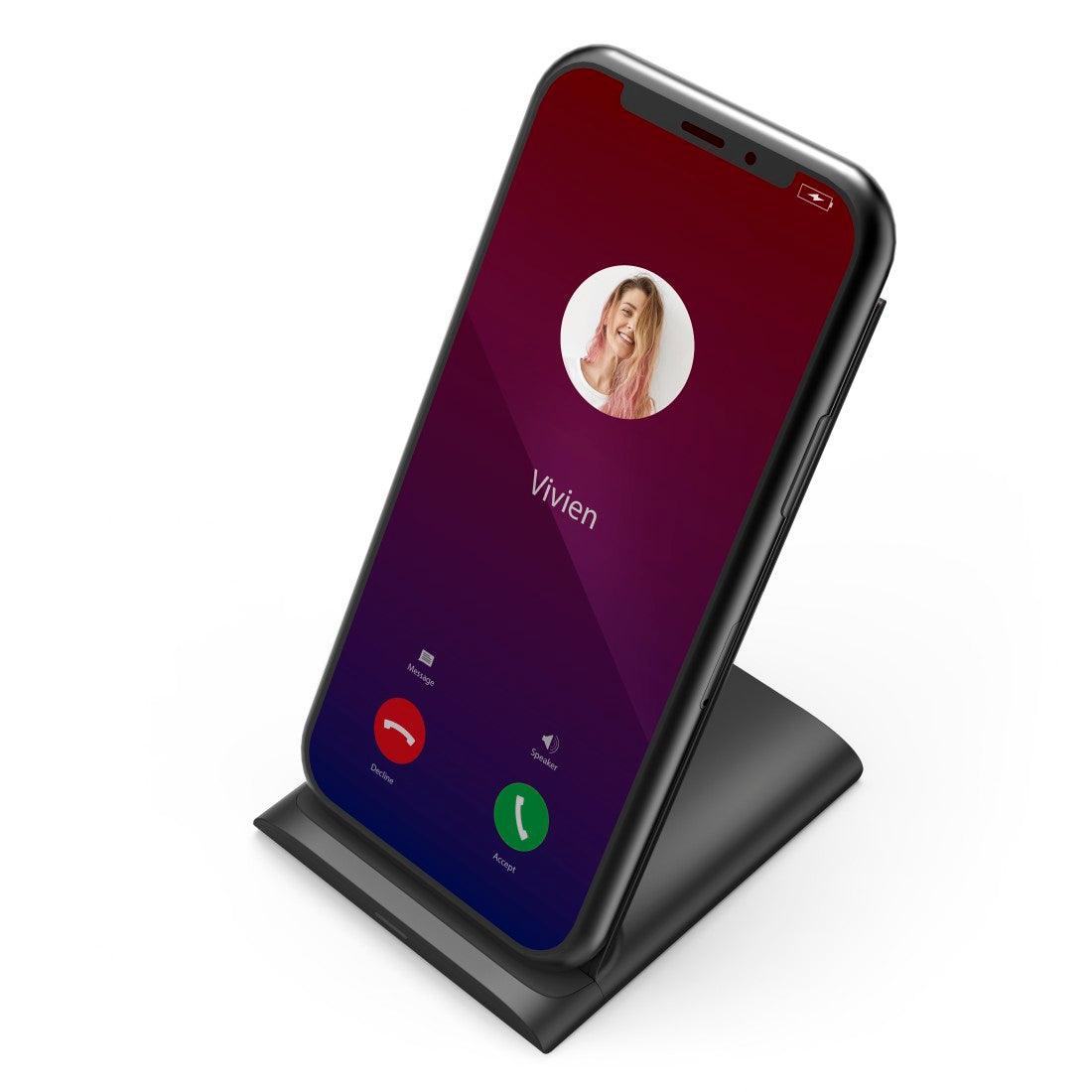 Hama Basic Line QI-FC10S 10W Wireless Fast Charger - Black | 438409 (7519320080572)