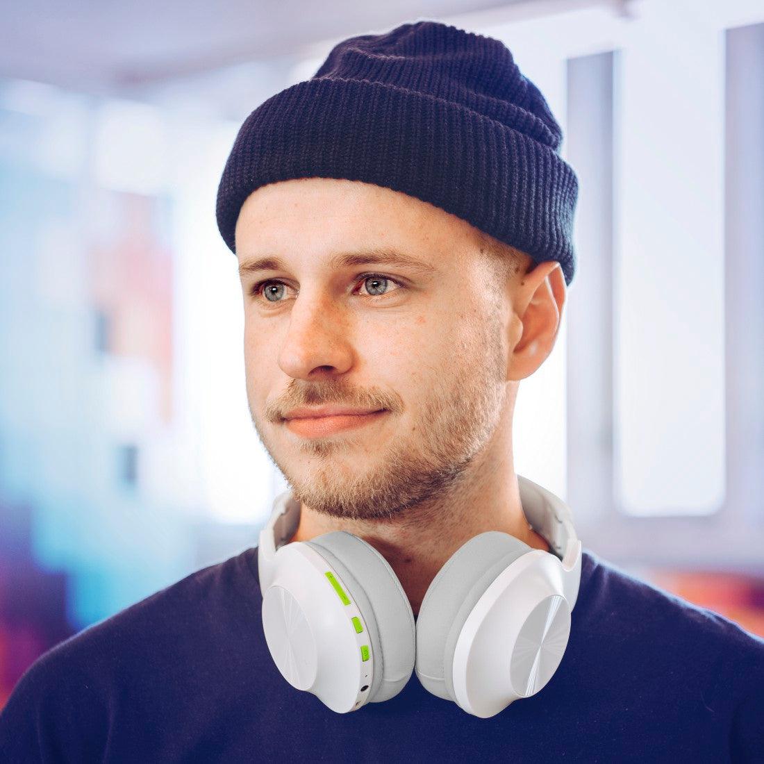 Hama Spirit Calypso Over-Ear Bluetooth Headphones - White | 465917 (7519327453372)