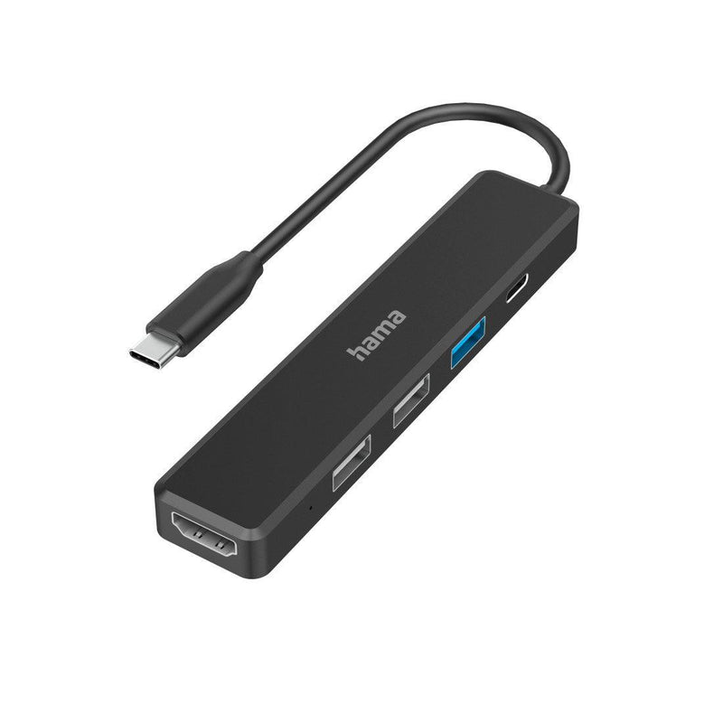 Hama USB-C Multiport Hub - Black | 458070 (7528171405500)