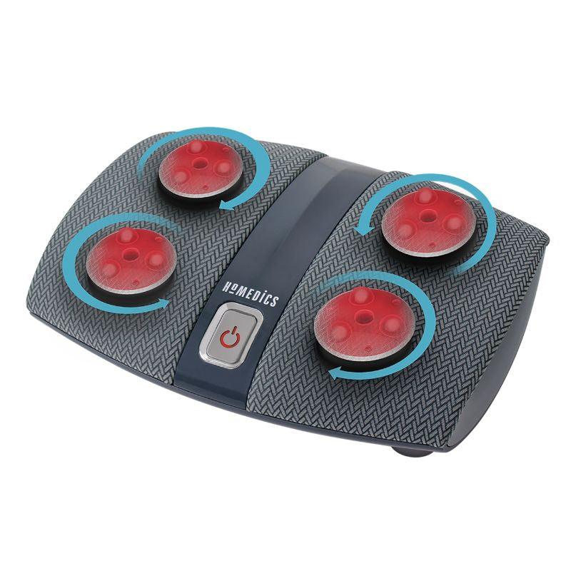 HoMedics Dual Shiatsu Foot Massager with Heat - Black | FMS-255H-GB (7223599366332)