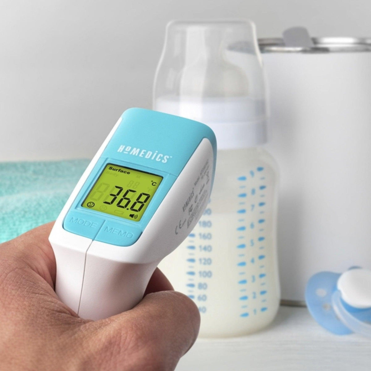 HoMedics Thermometer Gun - White | TE-350_EU from DID Electrical - guaranteed Irish, guaranteed quality service. (6890908909756)