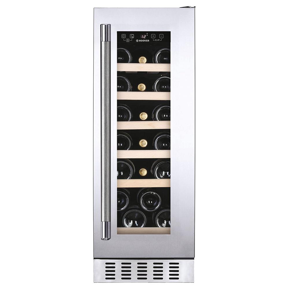 Hoover 19 Bottles Freestanding Wine Cooler - Stainless Steel | HWCB 30 UKSSM (7467318542524)