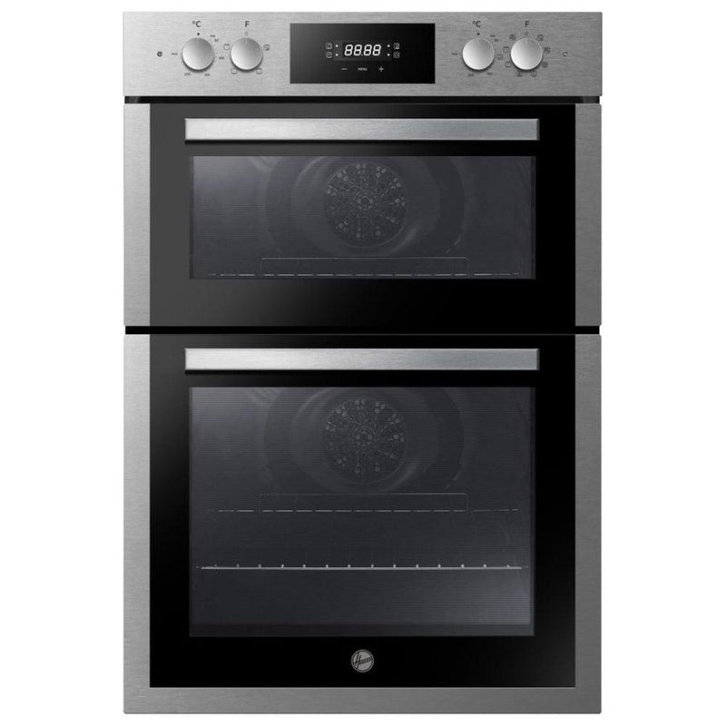 Hoover 60CM Built-In Electric Double Oven - Stainless Steel | HO9DC3E3078IN from DID Electrical - guaranteed Irish, guaranteed quality service. (6977470595260)