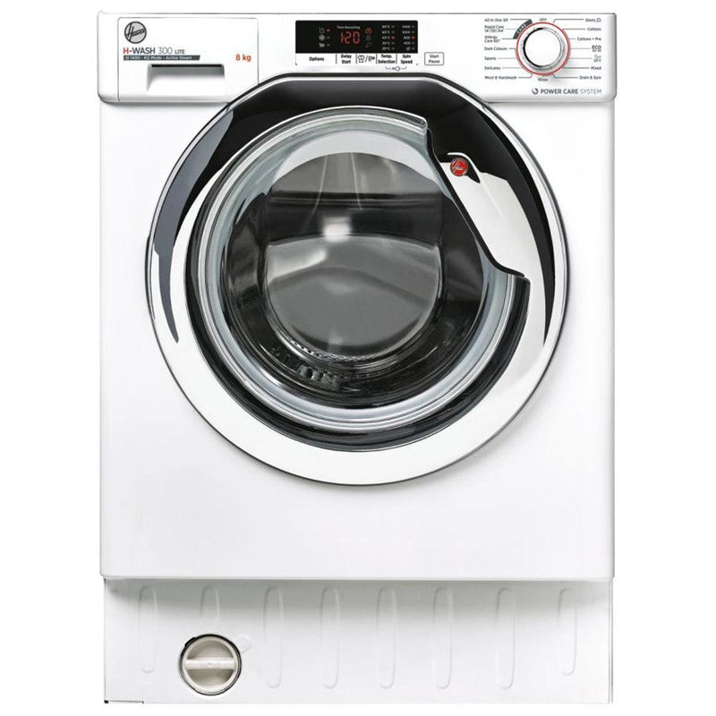 Hoover 8KG 1400 Spin Integrated Washing Machine - White | HBWS48D2ACE from DID Electrical - guaranteed Irish, guaranteed quality service. (6977568473276)