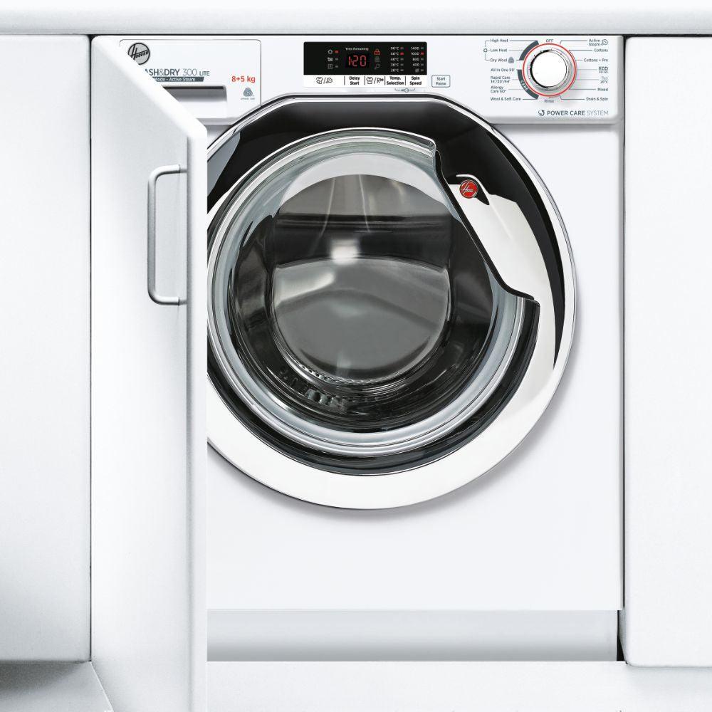 Hoover 8KG/5KG 1400 Spin Integrated Washer Dryer - White | HBDS485D2ACE from DID Electrical - guaranteed Irish, guaranteed quality service. (6977523056828)