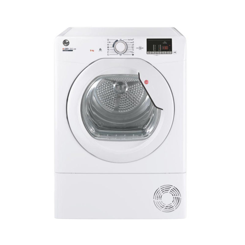 Condenser tumble dryer with cheap water tank at top