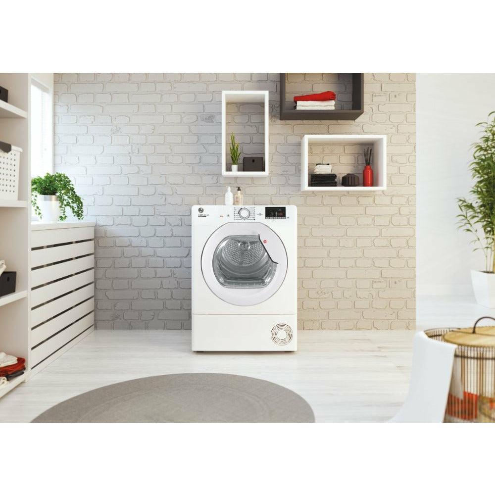 Hoover 9KG Freestanding Condenser Tumble Dryer - White | HLEC9DG-80 (7331784556732)