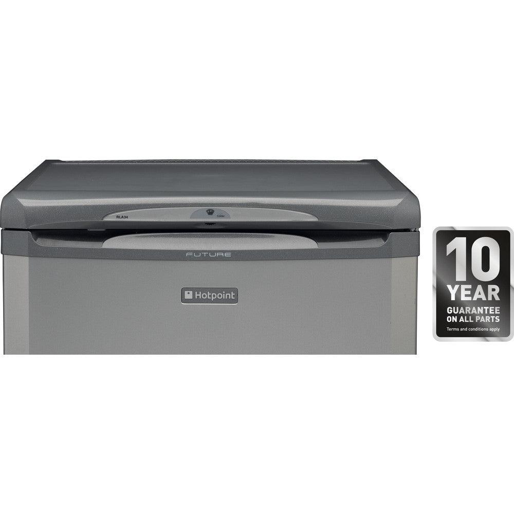 Hotpoint 149 L Freestanding Refrigerator - Graphite | RLA36G1 from DID Electrical - guaranteed Irish, guaranteed quality service. (6977623457980)