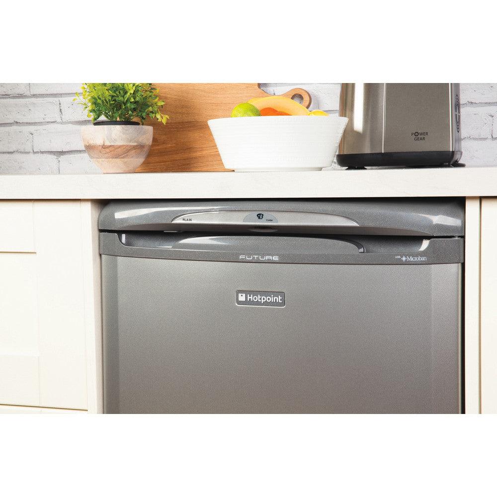 Hotpoint 149 L Freestanding Refrigerator - Graphite | RLA36G1 from DID Electrical - guaranteed Irish, guaranteed quality service. (6977623457980)