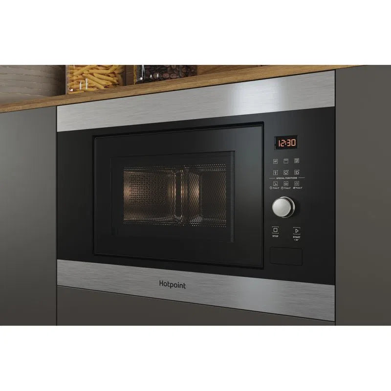 Hotpoint 20L Built-in Microwave Oven and Grill - Inox | MF20GIXH (7517536354492)