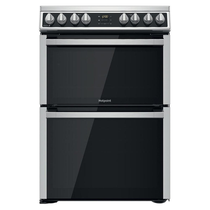 Hotpoint 60cm Freestanding Electric Double Cooker - Inox | HDM67V8D2CX (7151295758524)
