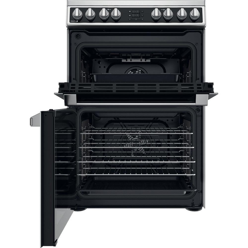 Hotpoint 60cm Freestanding Electric Double Cooker - Inox | HDM67V8D2CX (7151295758524)