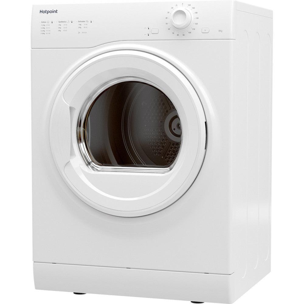 Hotpoint 8KG Freestanding Air Vented Tumble Dryer - White | H1D80WUK (7112674115772)