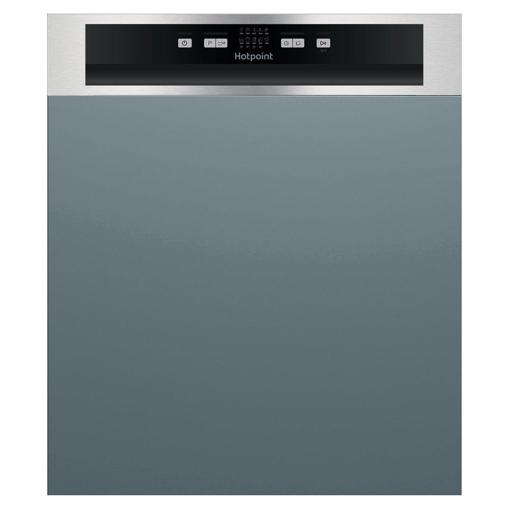 Hotpoint Aquarius 60CM Semi Integrated Standard Dishwasher - Stainless Steel | HBC2B19XUKN from DID Electrical - guaranteed Irish, guaranteed quality service. (6977624473788)