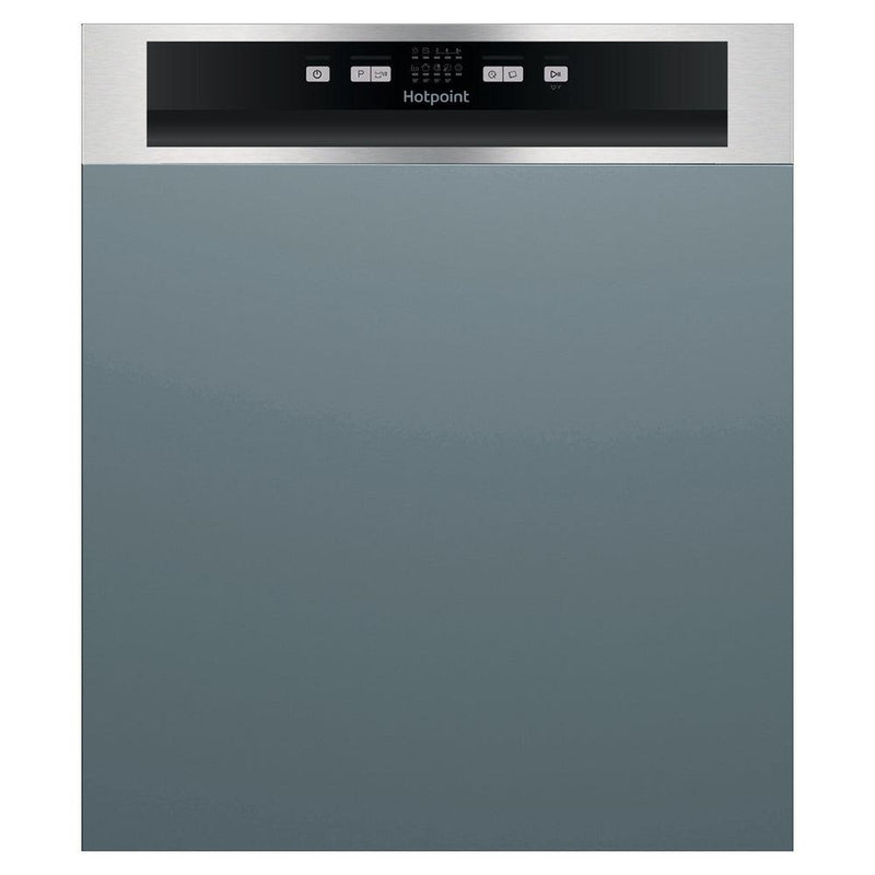 Hotpoint Aquarius 60CM Semi Integrated Standard Dishwasher - Stainless Steel | HBC2B19XUKN from DID Electrical - guaranteed Irish, guaranteed quality service. (6977624473788)