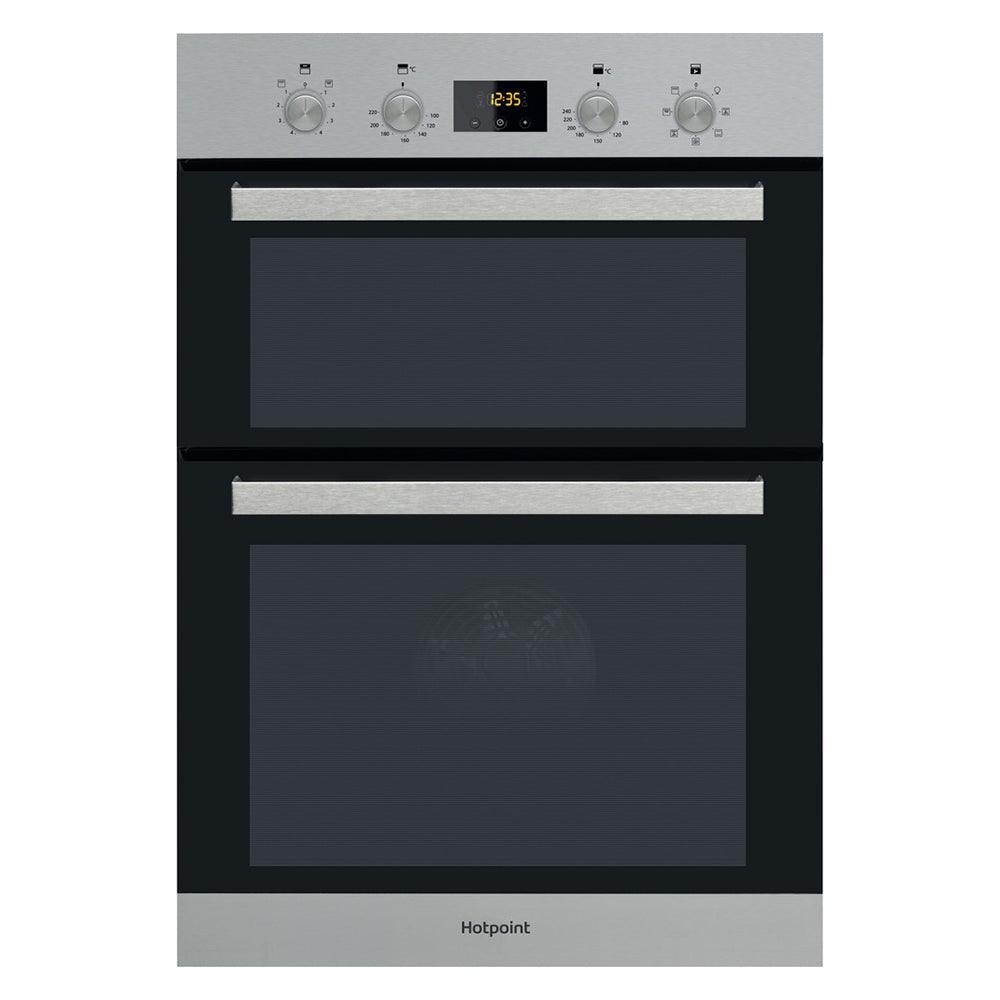 Hotpoint Built-In Electric Double Oven - Stainless Steel | DKD3841IX from DID Electrical - guaranteed Irish, guaranteed quality service. (6890919428284)