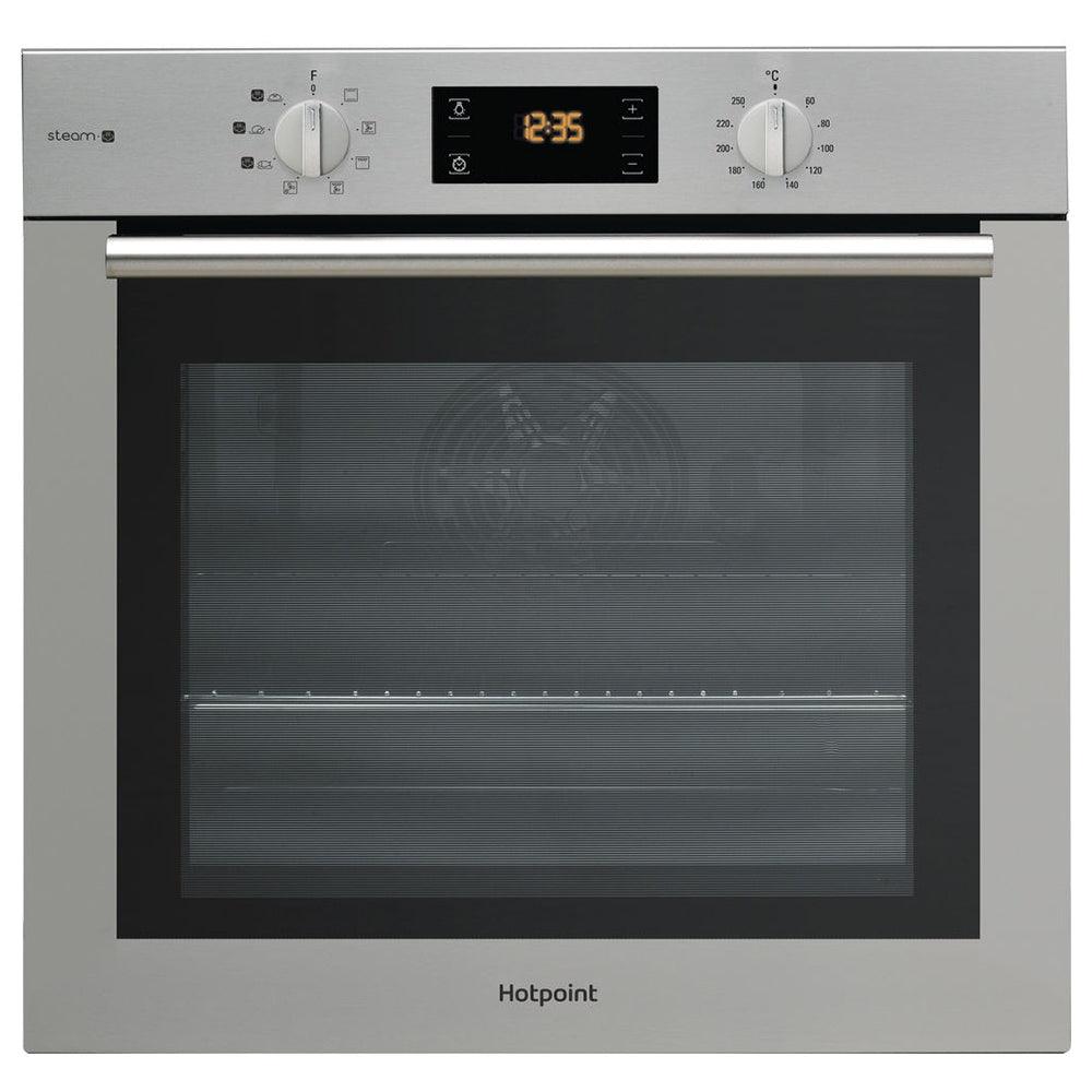 Hotpoint Built-In Multifunction Gentle Steam Electric Single Oven - Stainless Steel | FA4S544IXH from DID Electrical - guaranteed Irish, guaranteed quality service. (6890814177468)