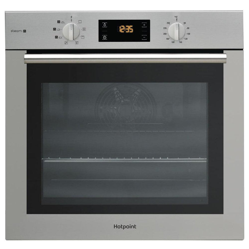 Hotpoint Built-In Multifunction Gentle Steam Electric Single Oven - Stainless Steel | FA4S544IXH from DID Electrical - guaranteed Irish, guaranteed quality service. (6890814177468)