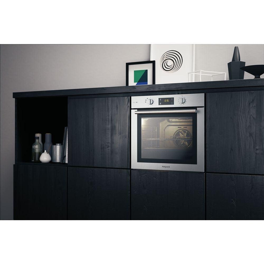 Hotpoint Built-In Multifunction Gentle Steam Electric Single Oven - Stainless Steel | FA4S544IXH from DID Electrical - guaranteed Irish, guaranteed quality service. (6890814177468)