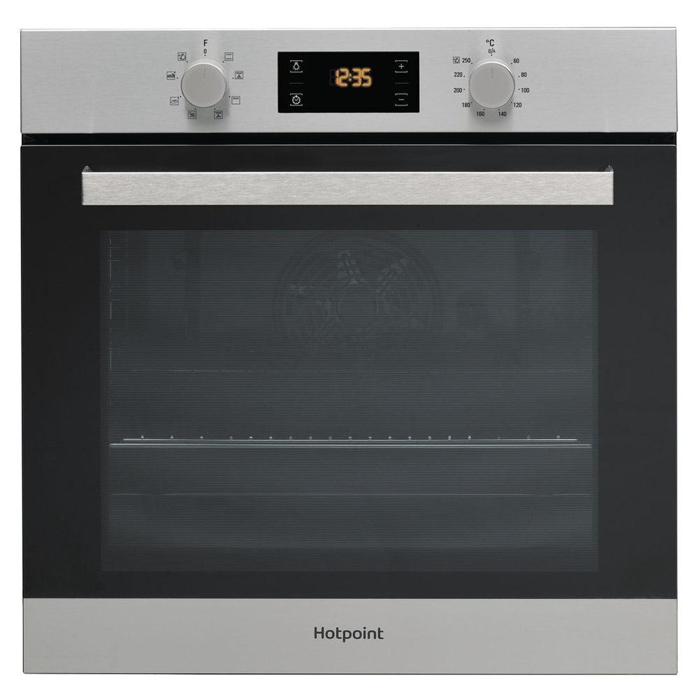 Hotpoint Class 3 Built-In Electric Single Oven - Inox | SA3540HIX from DID Electrical - guaranteed Irish, guaranteed quality service. (6890766139580)