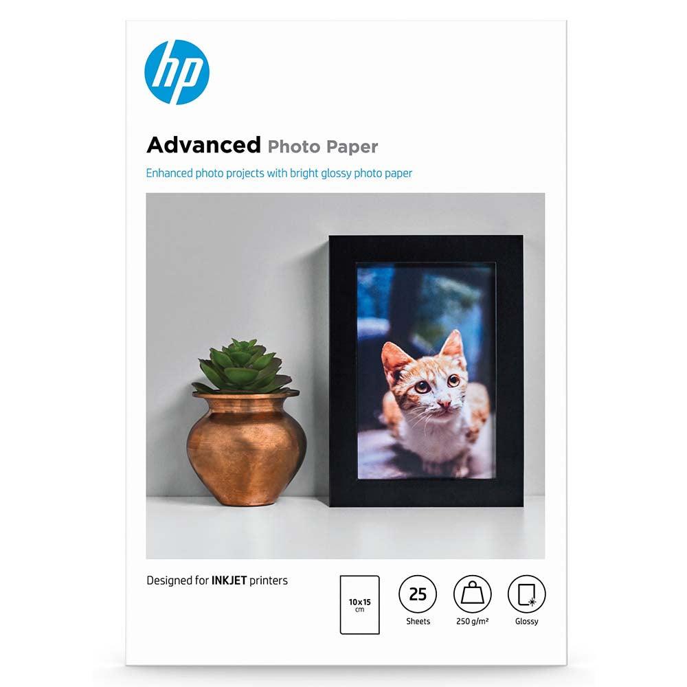 HP 10 x 15CM Advanced Glossy Photo Paper - Pack of 25 | SHPP1008 (7449722880188)