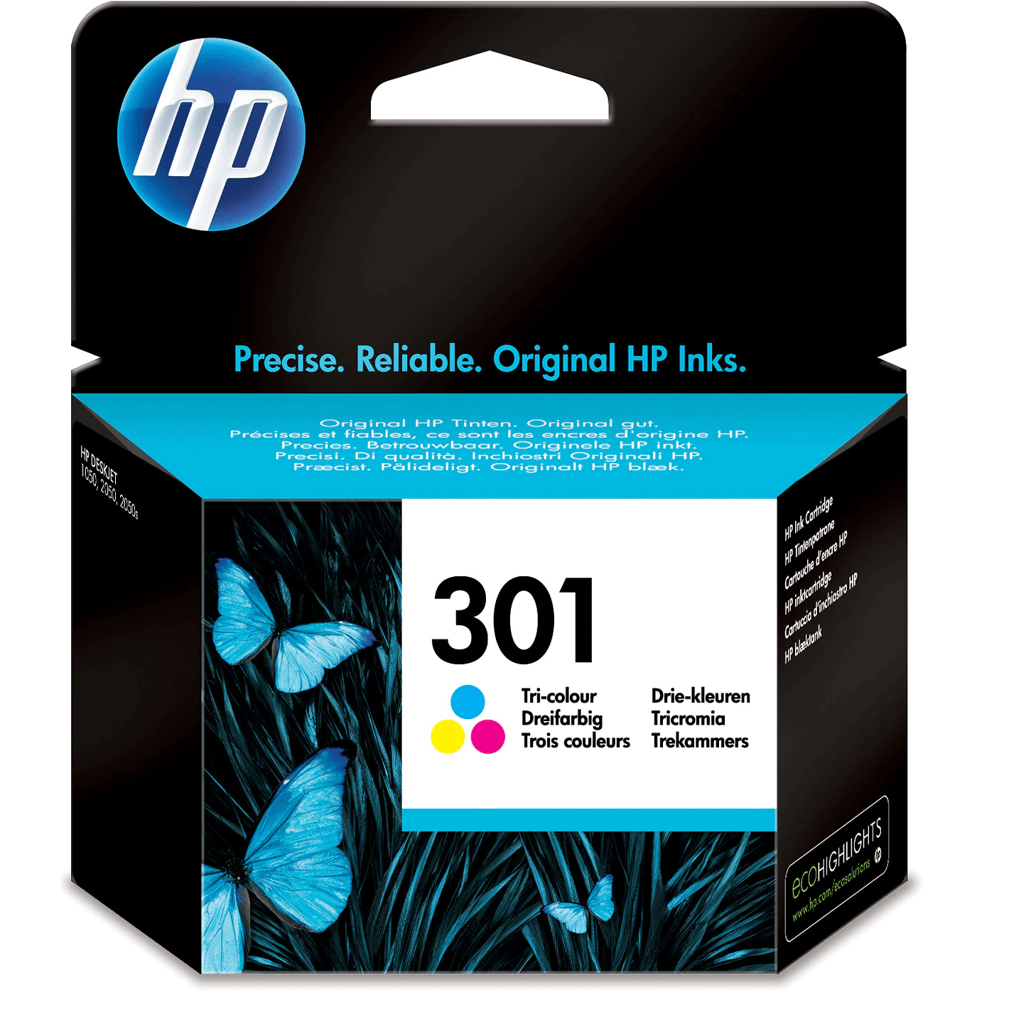 HP 301 Original Ink Cartridge - Tri-Colour | SHPP0071 (7534310555836)