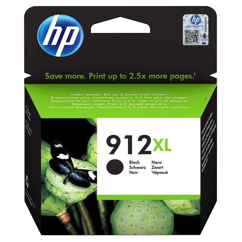 HP 912XL High Yield Original Ink Cartridge - Black | SHPP0185 (7449735037116)